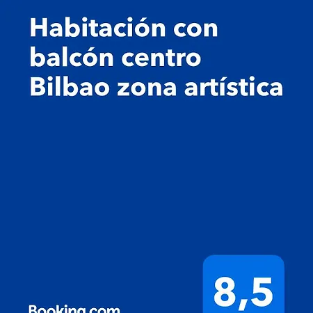 Rum i privatbostad Con Balcon Centro Zona Artistica Bilbao